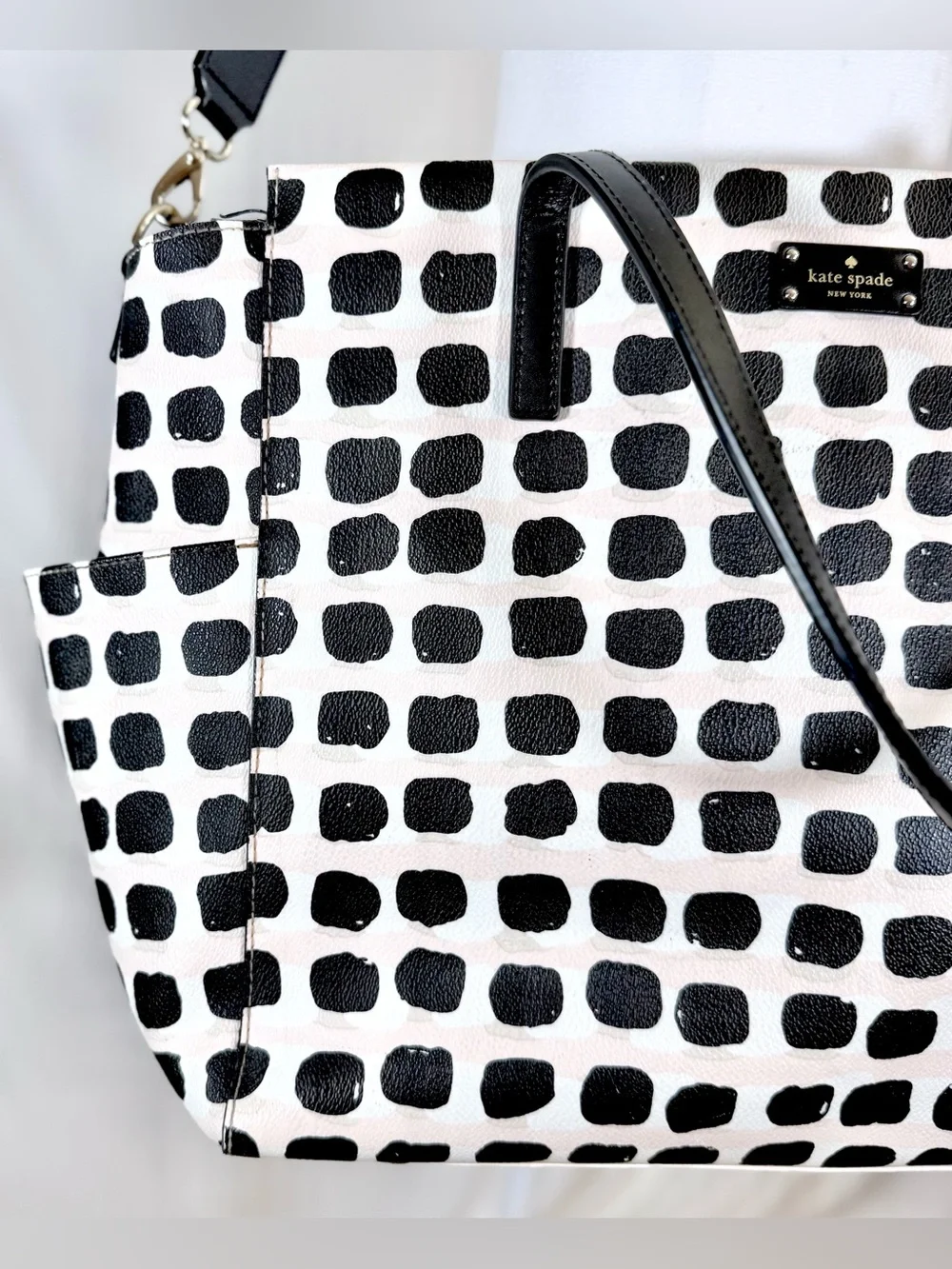 Kate Spade Grove Street Kaylie Polka Dot Baby Diaper Bag 21” x 13